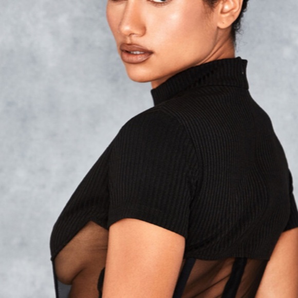 Mistress Rocks bustier mesh panel top so SEXY NWT - Picture 15 of 17